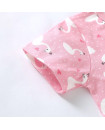 Pajama Set 2Y-7Y Organic Cotton O-neck Super Soft And Breathable Pink Swan HY6001-1